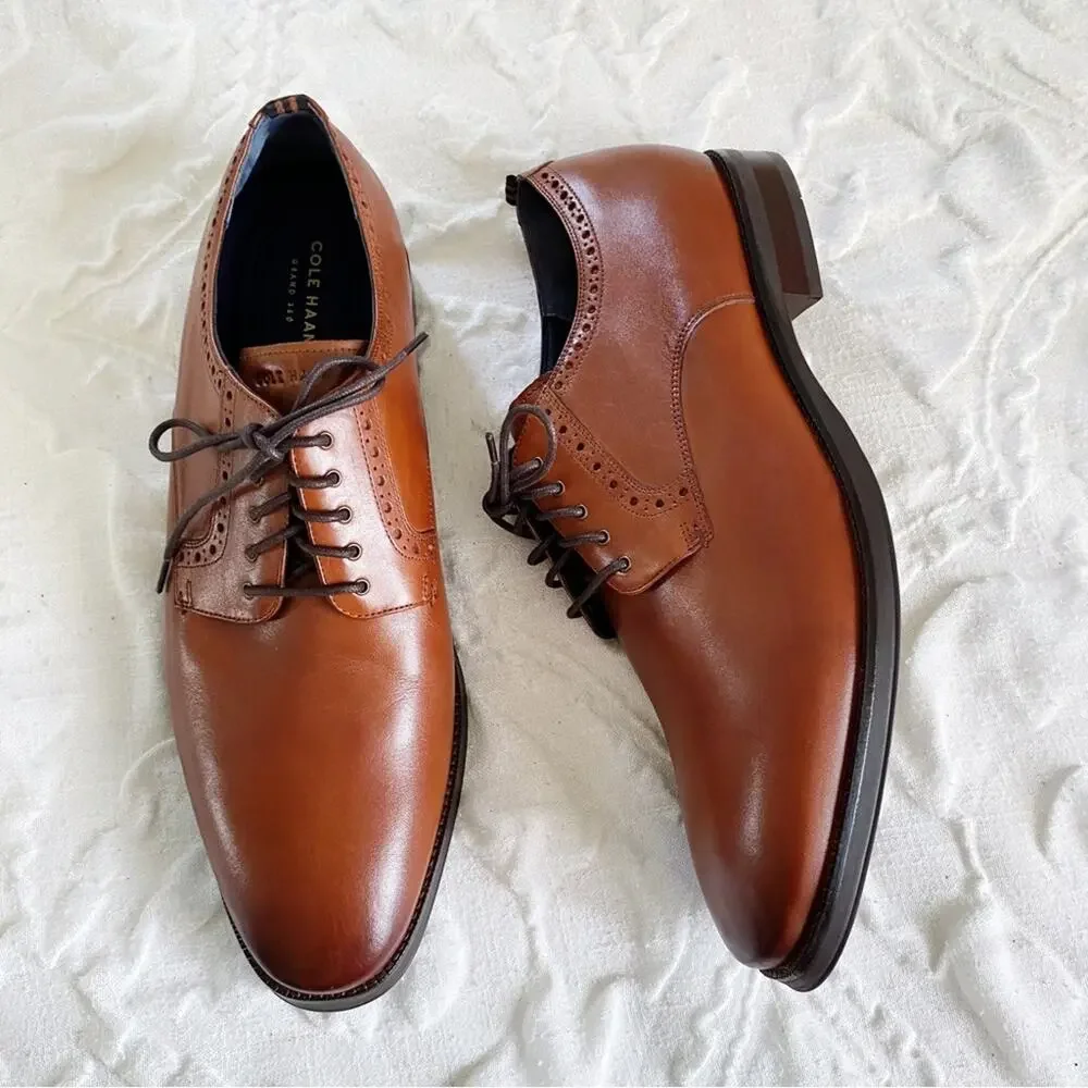 Cole Haan Jefferson Grand 2.0 Plain Toe Derby Shoes Size 13